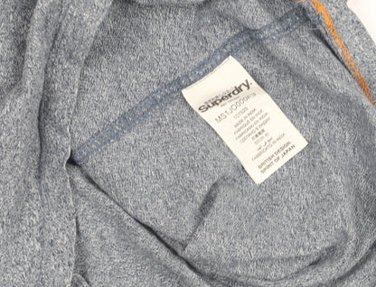 Superdry Men's Grey Crew Neck Short Sleeve Cotton T-Shirt Size M