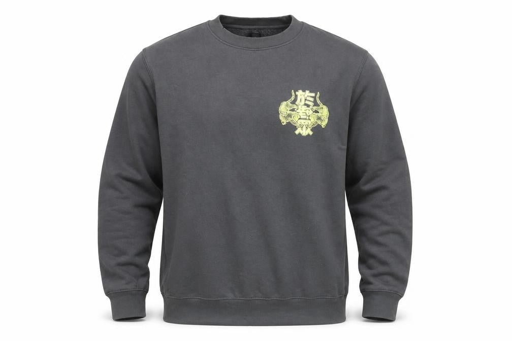 Mens UK Size L River Island Grey Pullover Sweatshirt