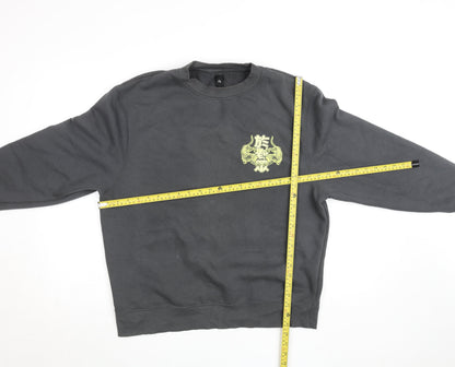 Mens UK Size L River Island Grey Pullover Sweatshirt