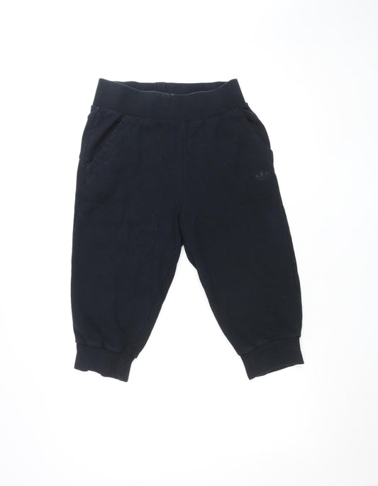 Adidas Women’s Black Jogger Sweatpants Size 10 Cotton Blend