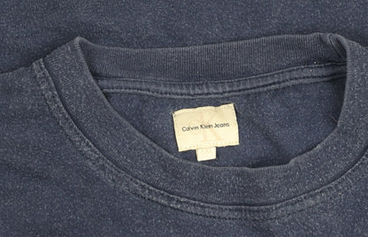 Mens UK Size 2XL Calvin Klein Jeans Blue  T-Shirt