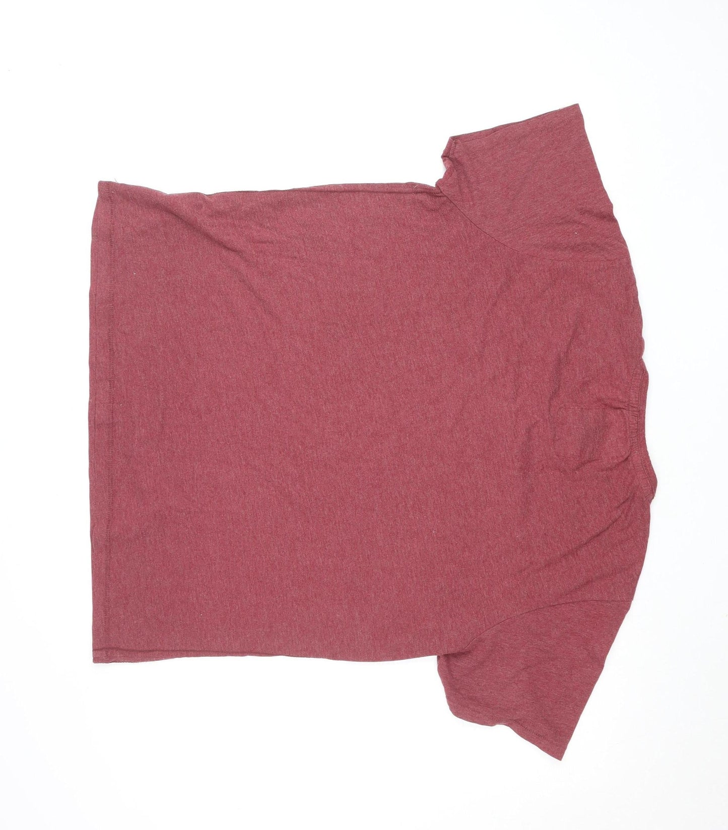 Tokyo Laundry Men's Red Henley Short Sleeve T-Shirt XL Cotton Blend