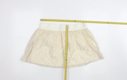 Womens UK Size L Farrell & Brown Bubble Hem Lace Skirt