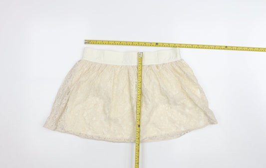 Womens UK Size L Farrell & Brown Bubble Hem Lace Skirt