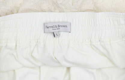 Womens UK Size L Farrell & Brown Bubble Hem Lace Skirt