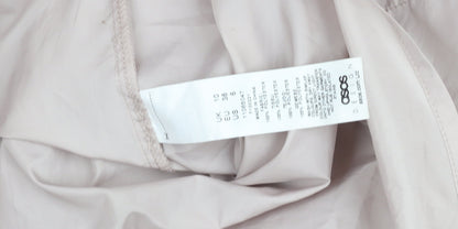 ASOS Design Womens Beige Lightweight Hooded Windbreaker Jacket Size 10