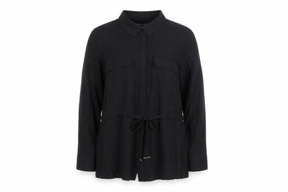 Womens UK Size 14 Primark Black Tunic Blouse