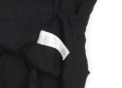 Primark Women's Black Long Sleeve Tunic Blouse Size 14