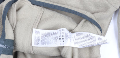 ONLY & SONS Men's Beige Fleece Full Zip Jacket Size L Regular Fit