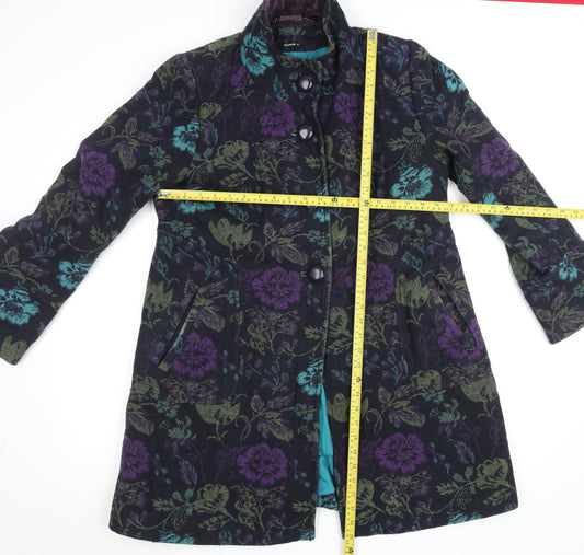 Womens UK Size M Roman Multicoloured Overcoat