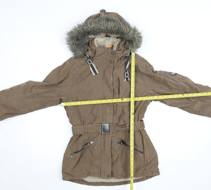 Womens UK Size 10 G.I.G.A. DX by Killtec Brown Parka Coat