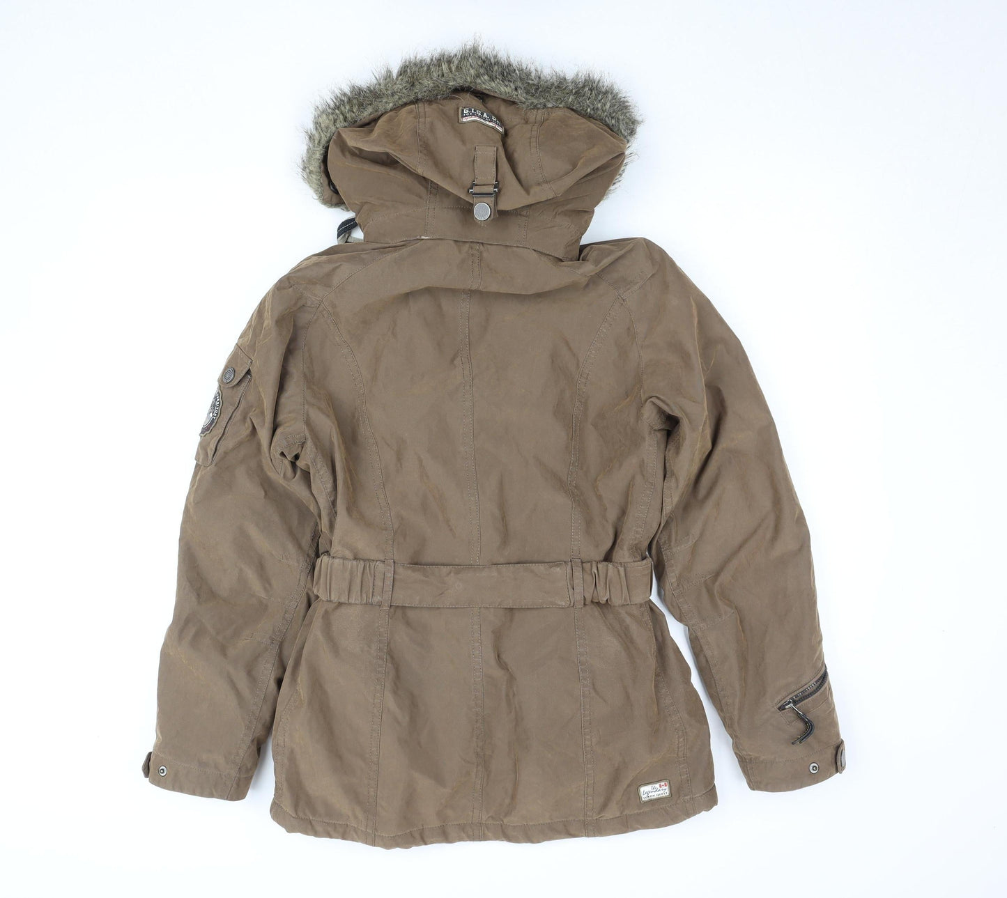 Womens UK Size 10 G.I.G.A. DX by Killtec Brown Parka Coat