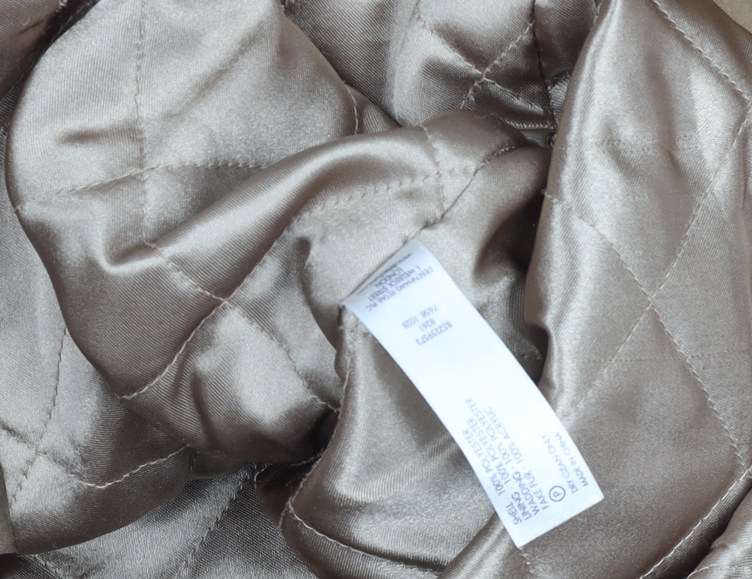 Womens UK Size 12 Debenhams Beige Parka Coat