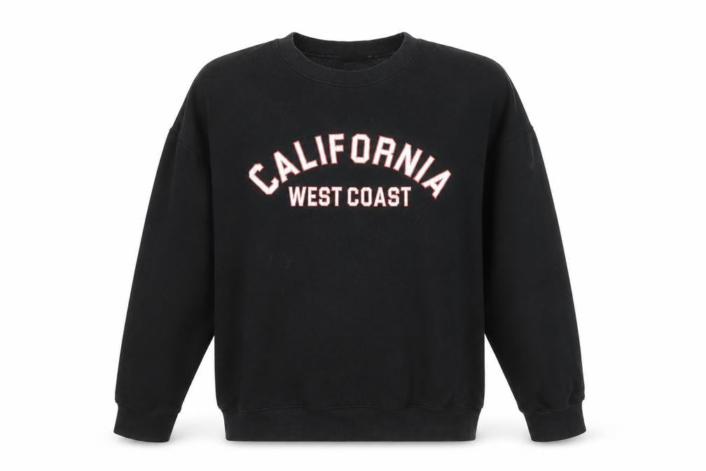 Womens UK Size M Boohoo Black Pullover Sweatshirt