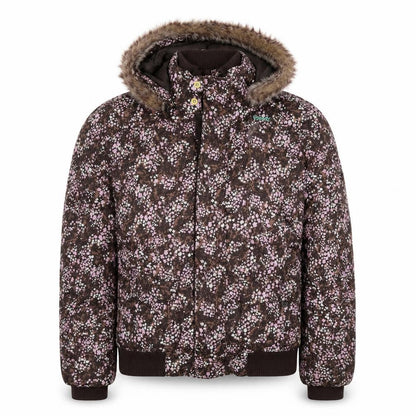 Girls UK Size 16 Years Protest Brown Puffer Jacket