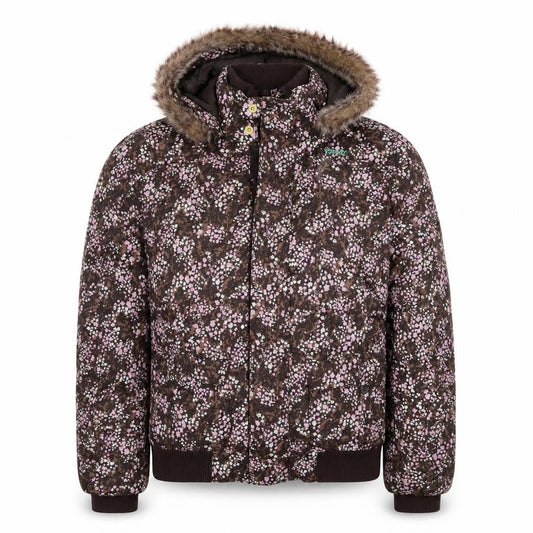 Girls UK Size 16 Years Protest Brown Puffer Jacket