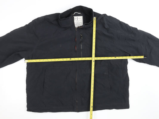 Mens UK Size 3XL Jacques Vert Black Basic Jacket