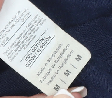 Rick and Morty Men's Blue Cotton Graphic T-Shirt Size M