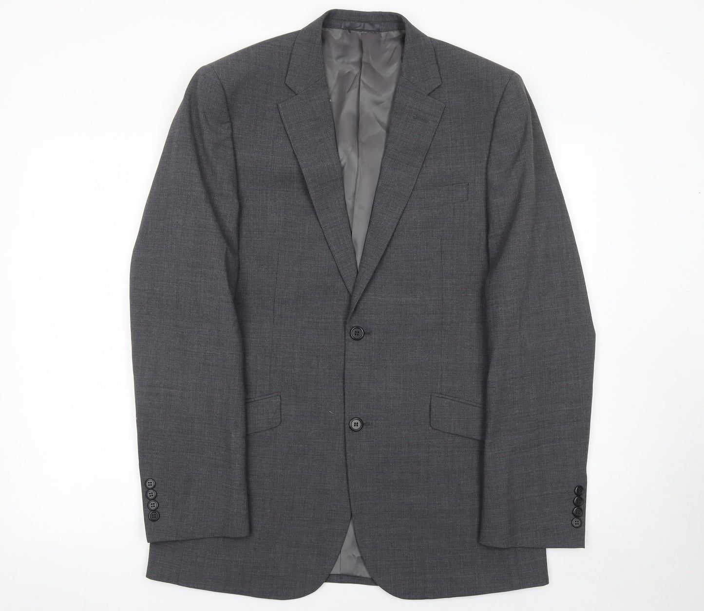 Mens UK Size 38L  Regular Grey Suit Jacket
