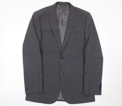 Mens UK Size 38L  Regular Grey Suit Jacket