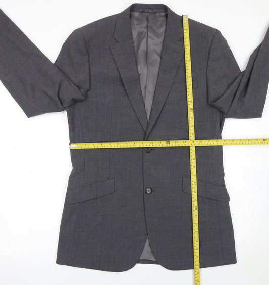 Mens UK Size 38L  Regular Grey Suit Jacket
