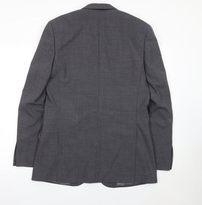 Mens UK Size 38L  Regular Grey Suit Jacket