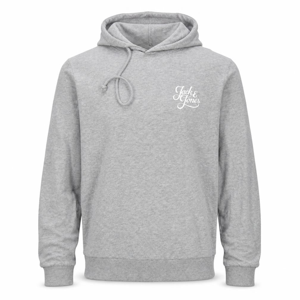 Mens UK Size M JACK & JONES Grey Pullover Hoodie