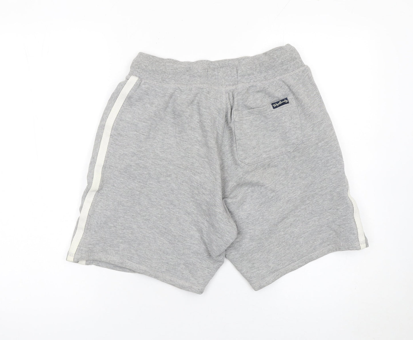 Tokyo Laundry Men's Grey Sweat Shorts M Elastic Waist Casual