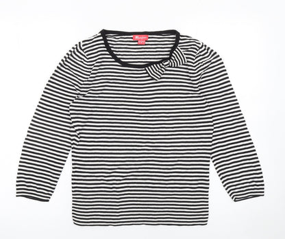 Womens UK Size 12 Monsoon Black Pullover Jumper
