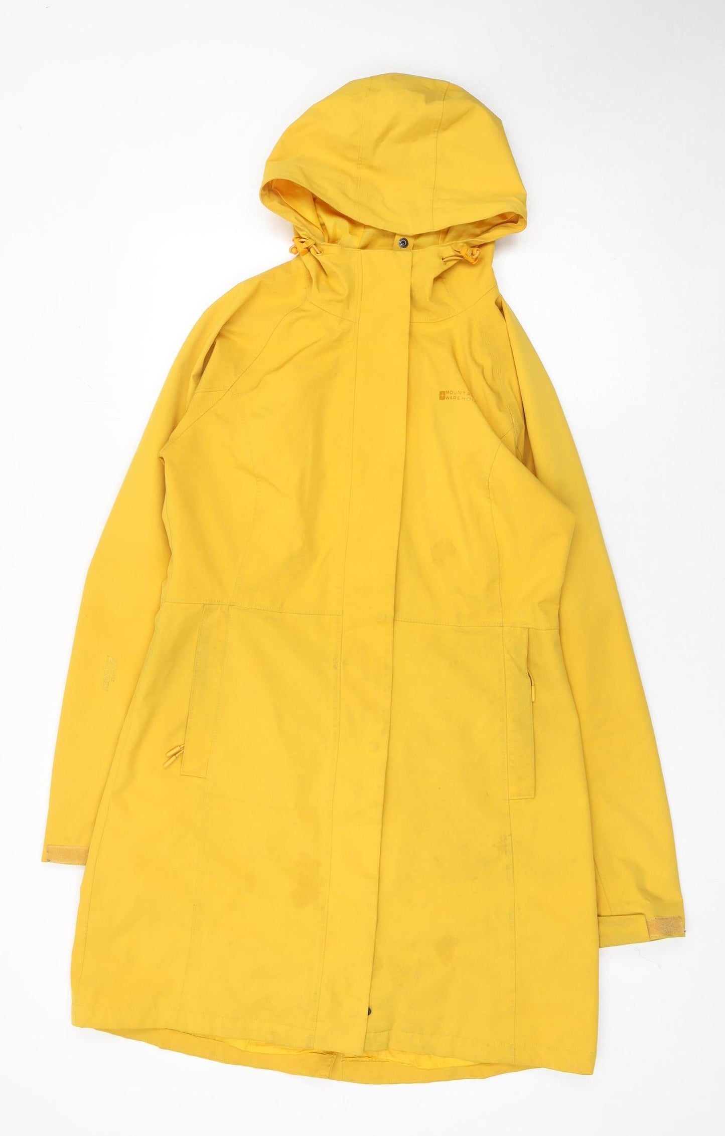 Mountain Warehouse Women’s Yellow Waterproof Rain Coat Size 10