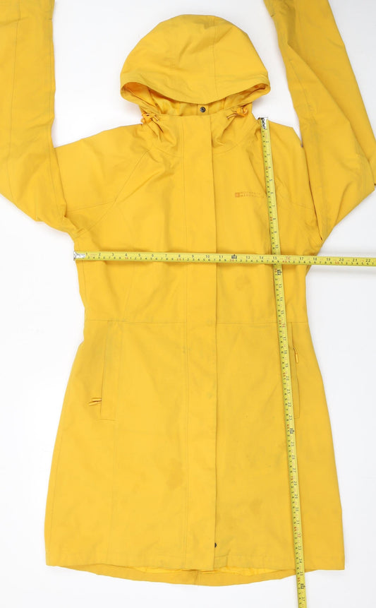 Mountain Warehouse Women’s Yellow Waterproof Rain Coat Size 10