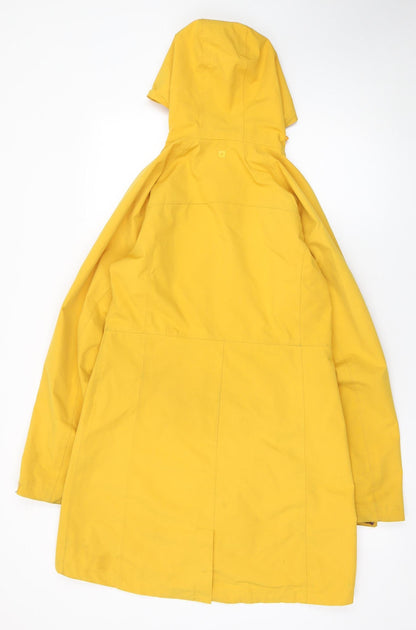 Mountain Warehouse Women’s Yellow Waterproof Rain Coat Size 10