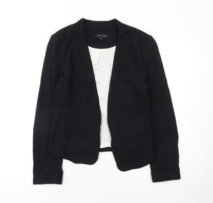 New Look Women's Black Size 10 Tailored Blazer Jacket