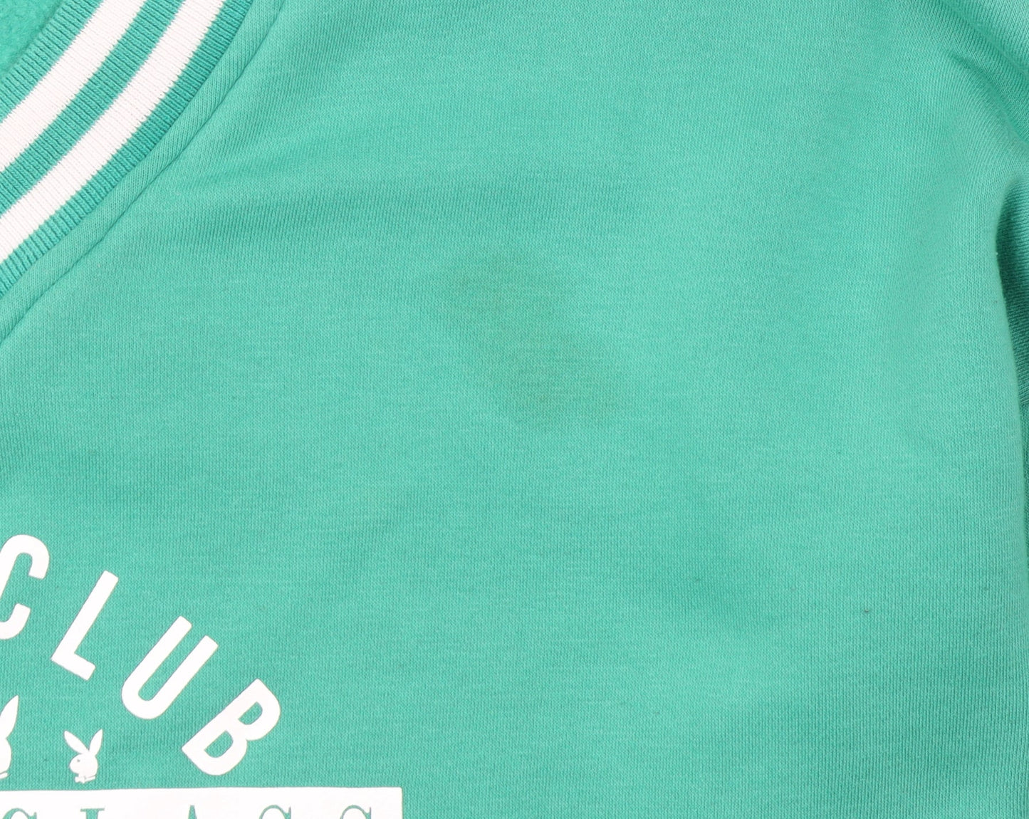 Womens UK Size M Playboy x Missguided Green Pullover Sweatshirt