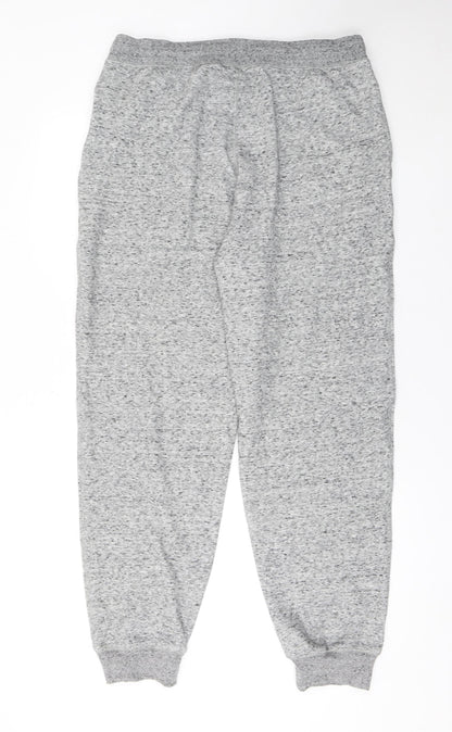 Bridgeport Men's Grey L Sweatpants Regular Fit Jersey Trousers