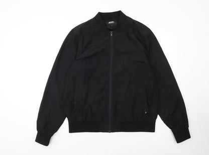 Mens UK Size L Burton Menswear London Black Bomber Jacket