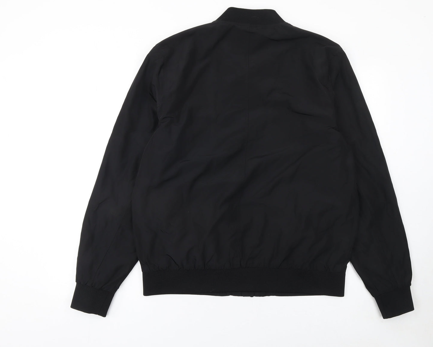 Mens UK Size L Burton Menswear London Black Bomber Jacket