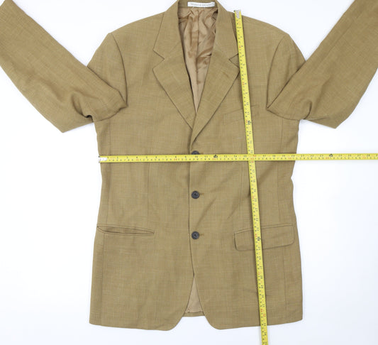 Mens UK Size 40L Marks and Spencer Regular Brown Suit Jacket