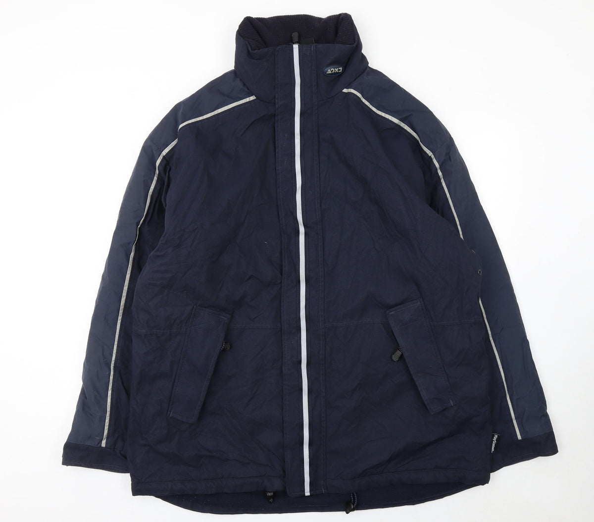 Mens UK Size XL PlayStation Blue Parka Coat