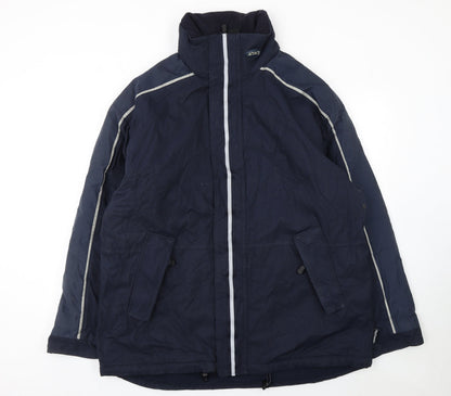 Mens UK Size XL PlayStation Blue Parka Coat