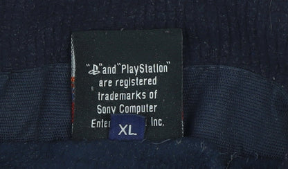 Mens UK Size XL PlayStation Blue Parka Coat