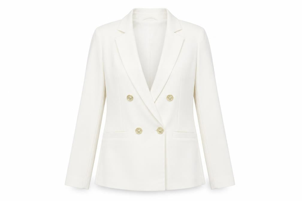Womens UK Size 6 New Look Regular White Blazer