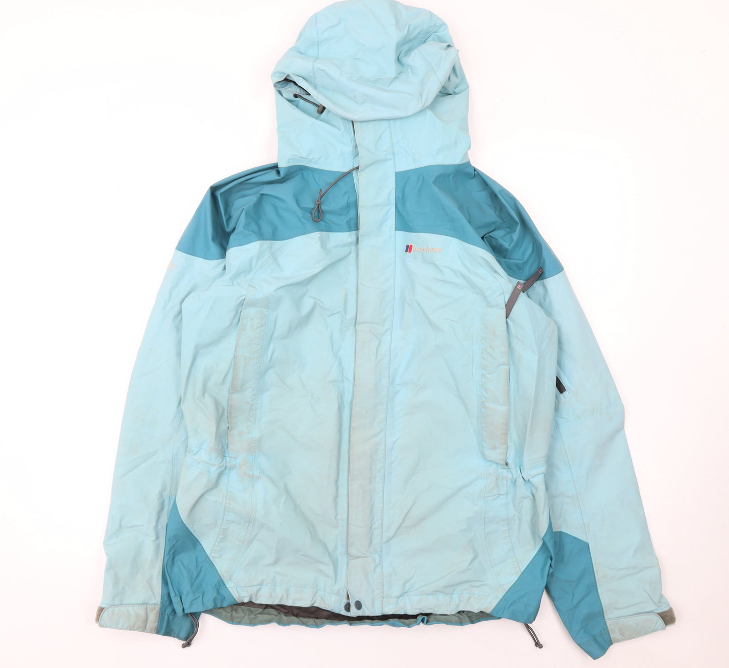 Womens UK Size 14 Berghaus Blue Rain Coat