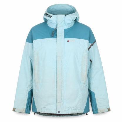 Womens UK Size 14 Berghaus Blue Rain Coat