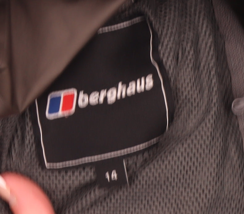 Womens UK Size 14 Berghaus Blue Rain Coat