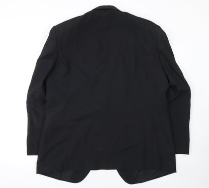 Mens UK Size 46 Varteks Regular Black Suit Jacket