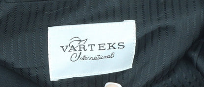 Mens UK Size 46 Varteks Regular Black Suit Jacket