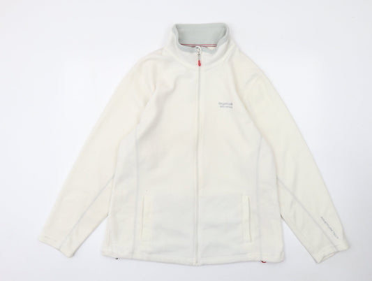 Regatta Women Ivory Fleece Full Zip Jacket Size 18 Outdoor Breathable