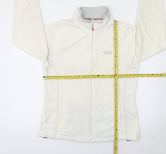 Regatta Women Ivory Fleece Full Zip Jacket Size 18 Outdoor Breathable