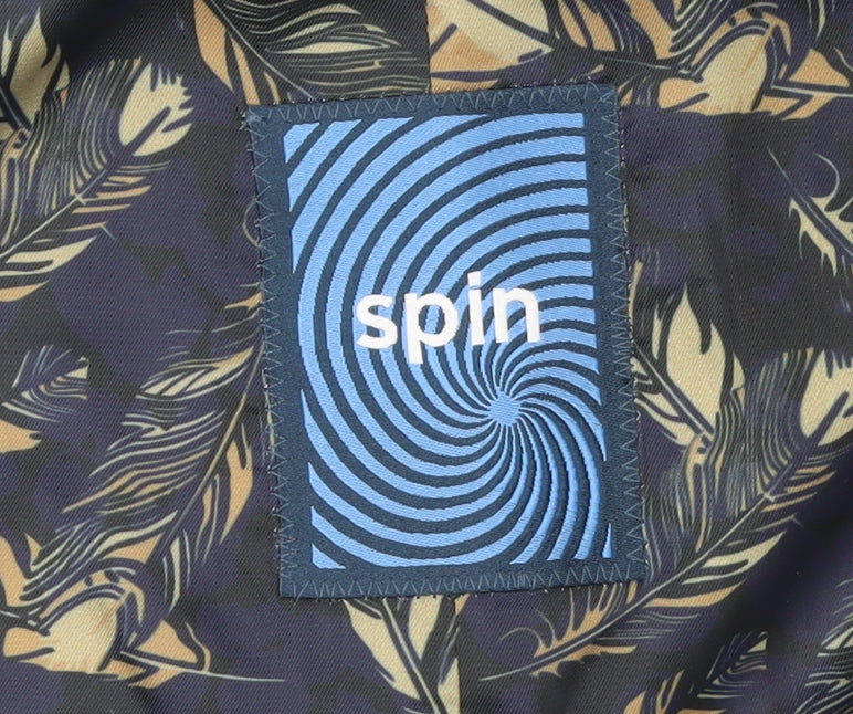 Mens UK Size 8R spin Regular Blue Suit Waistcoat
